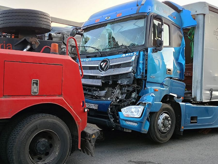 Эвакуация автопоезда